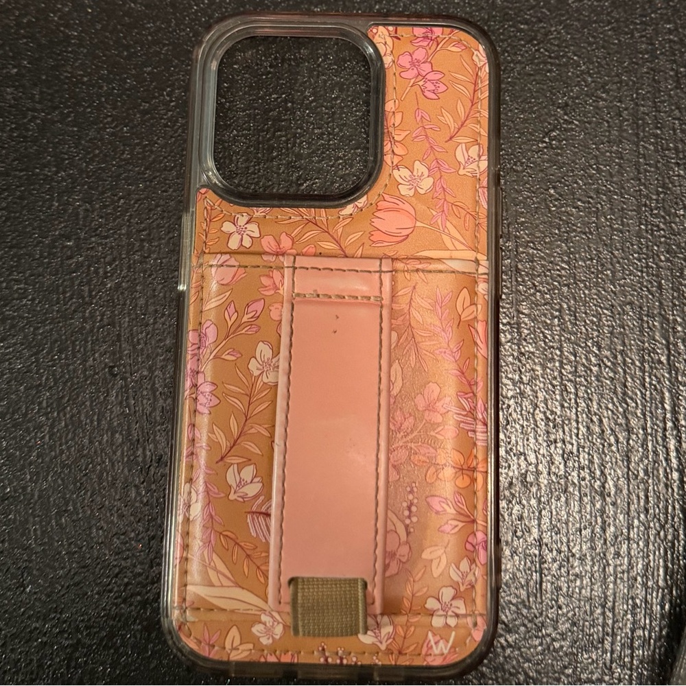 Floral iPhone 15 pro walli Case